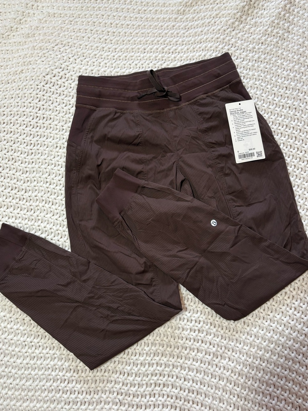 lululemon dance studio mid rise jogger espresso